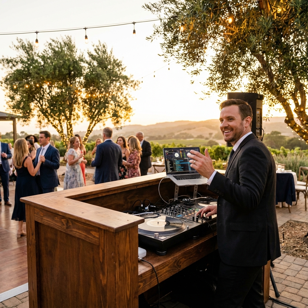 DJ performing at LA event