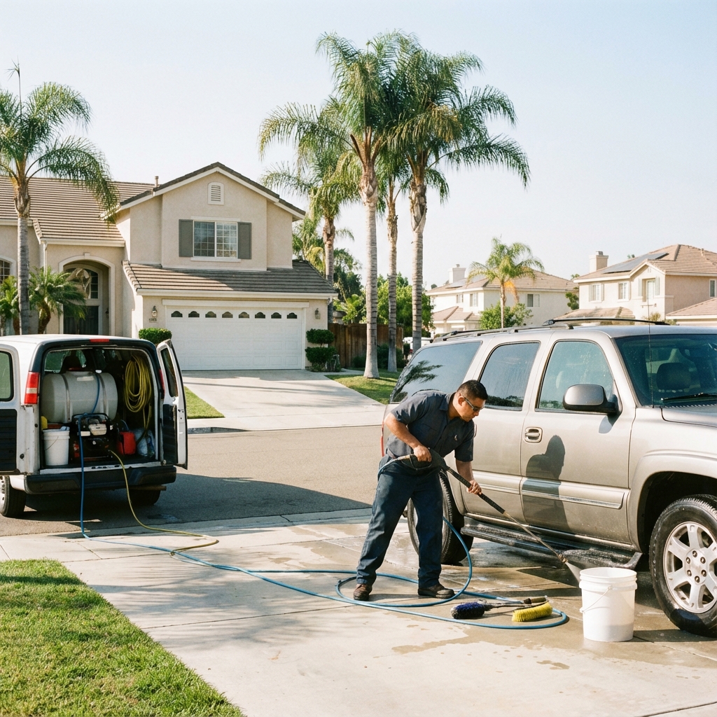 Mobile car wash Fullerton