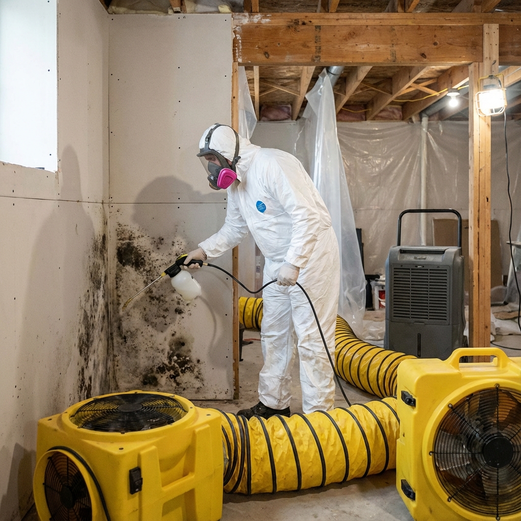 Professional mold remediation in Long Beach