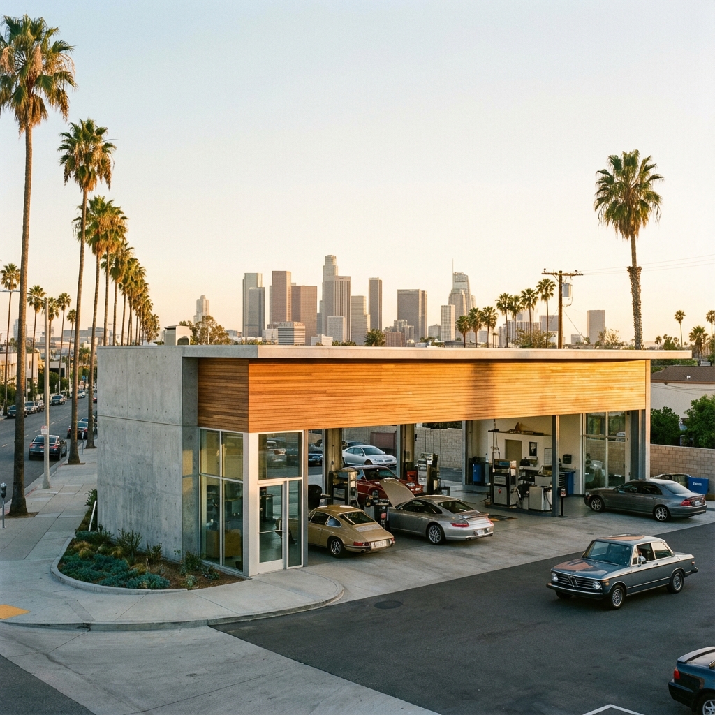 Smog check in Los Angeles