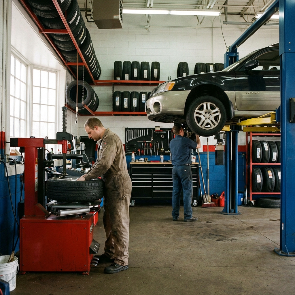 Tire shops in Downey